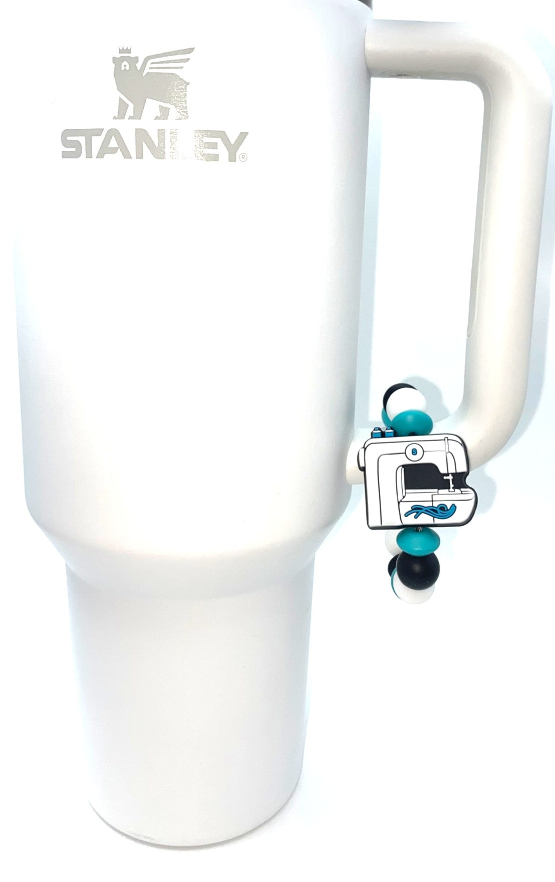 Sewing Machine Let's Get Stitched Stanley Tumbler Cup Handle Charm