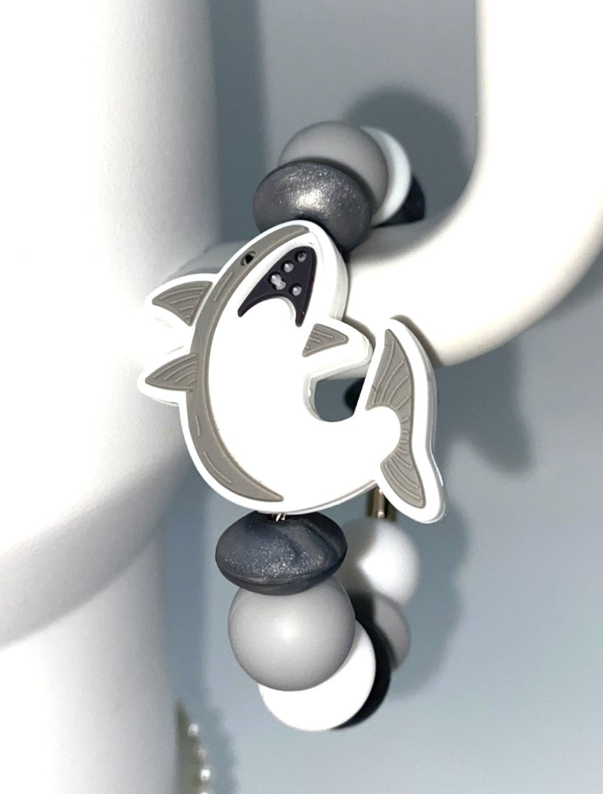 Sammy the Shark Stanley Tumbler Cup Handle Charm