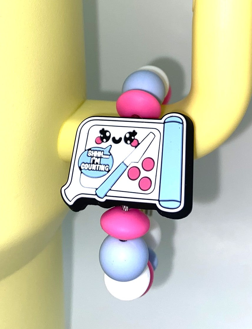 Shh I'm Counting Pharmacy Medical Stanley Tumbler Cup Handle Charm