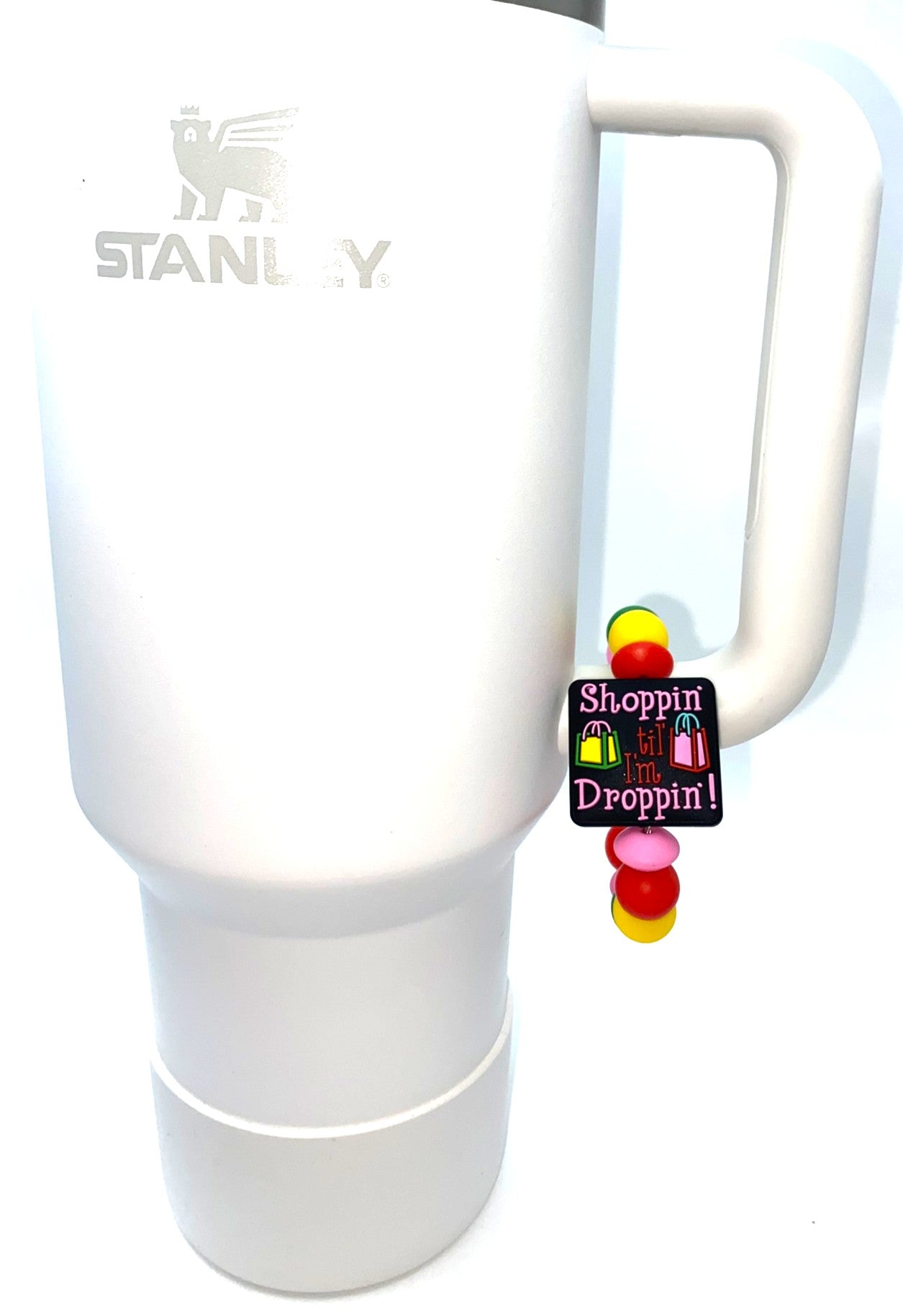 Shoppin' Til I'm Droppin' Stanley Tumbler Cup Handle Charm