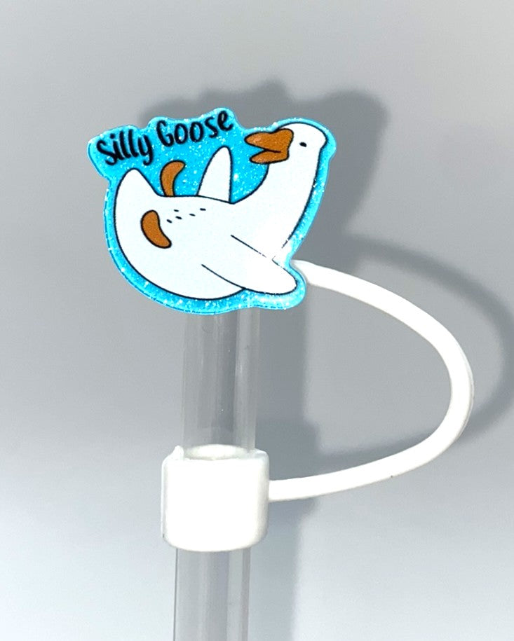 Silly Goose #2 Straw Topper