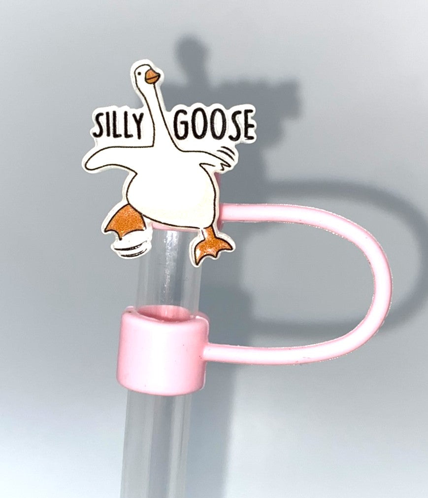 Silly Goose Straw Topper