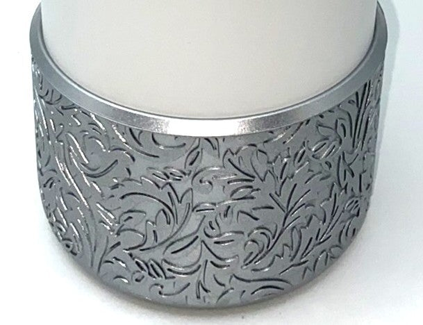 Silver Metallic Baroque Stanley Tumbler Boot Sleeve #210