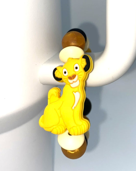 Cute King of the Lions Movie Stanley Tumbler Cup Handle Charm