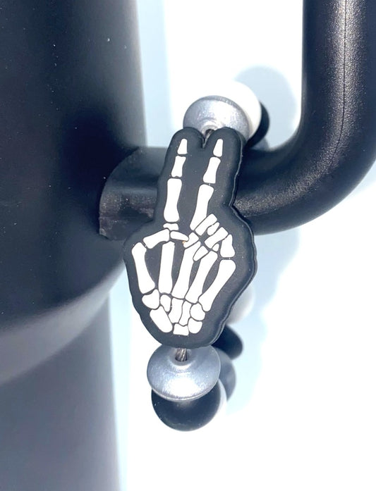 Skellie Peace Stanley Tumbler Cup Handle Charm