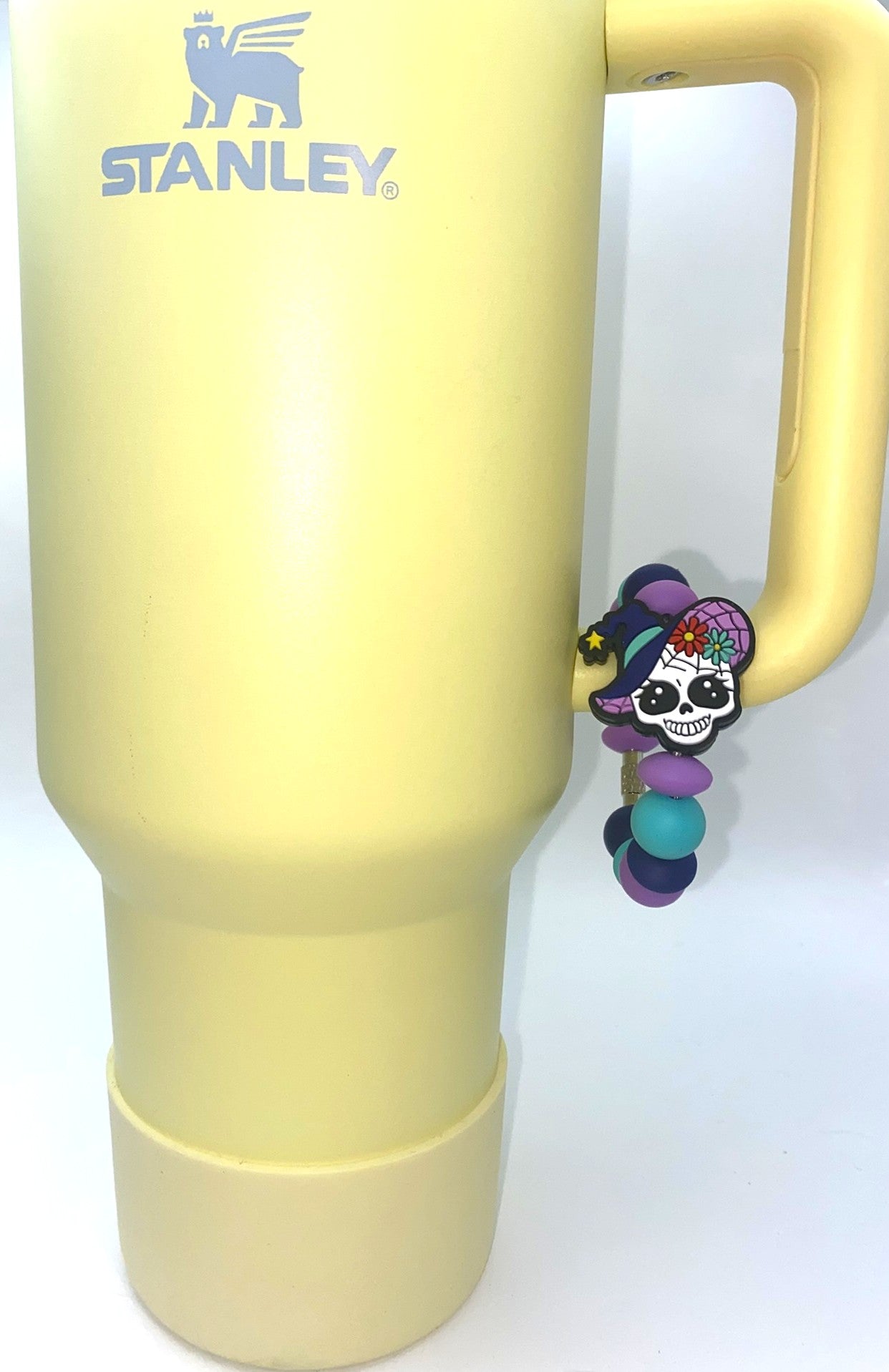 Skeleton Witch Stanley Tumbler Cup Handle Charm
