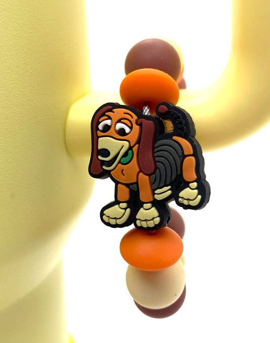 Slinky Dog Toy Movie Stanley Tumbler Cup Handle Charm