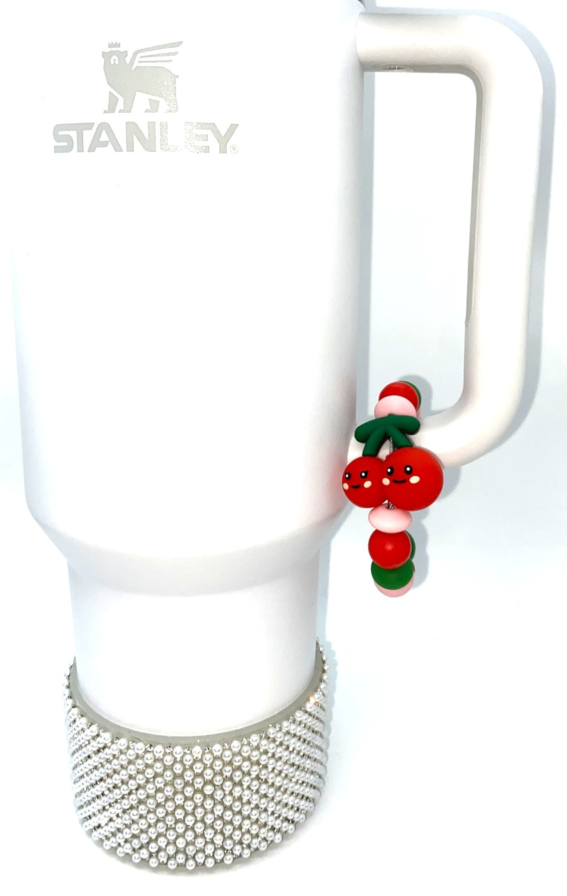 Smiling Cherries 3D Stanley Tumbler Cup Handle Charm