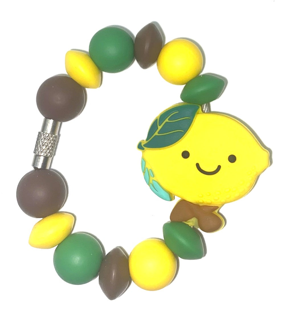 Happy Lemon 3D Stanley Tumbler Cup Handle Charm