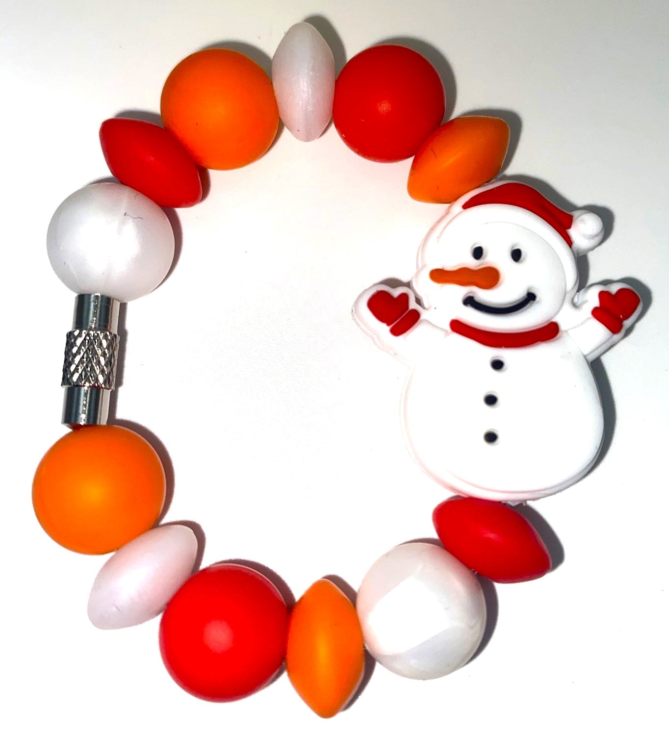 Winter Snowman Stanley Tumbler Cup Handle Charm