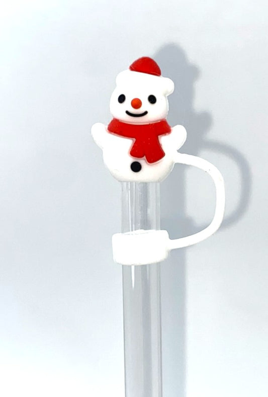 Snowman 3D Straw Topper