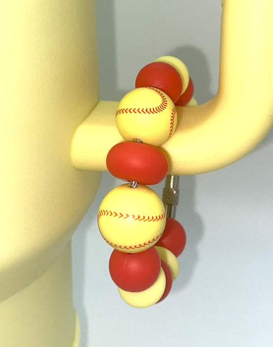 Softballs Stanley Tumbler Cup Handle Charm