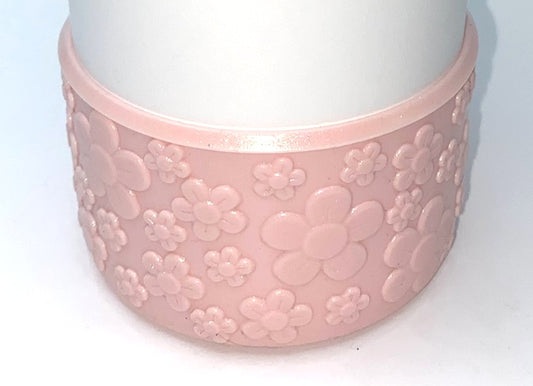 Soft Pink Floral Chameleon Stanley Tumbler Boot Sleeve #24