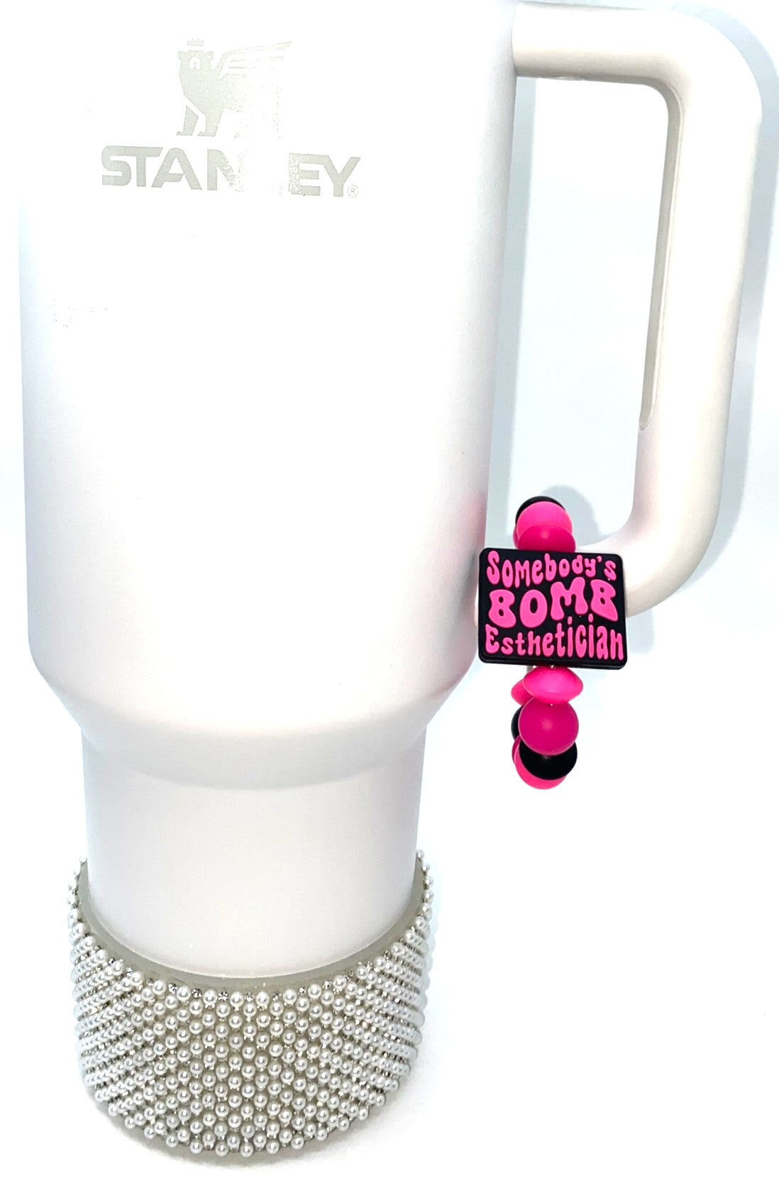 Somebody's Bomb Esthetician Stanley Tumbler Cup Handle Charm