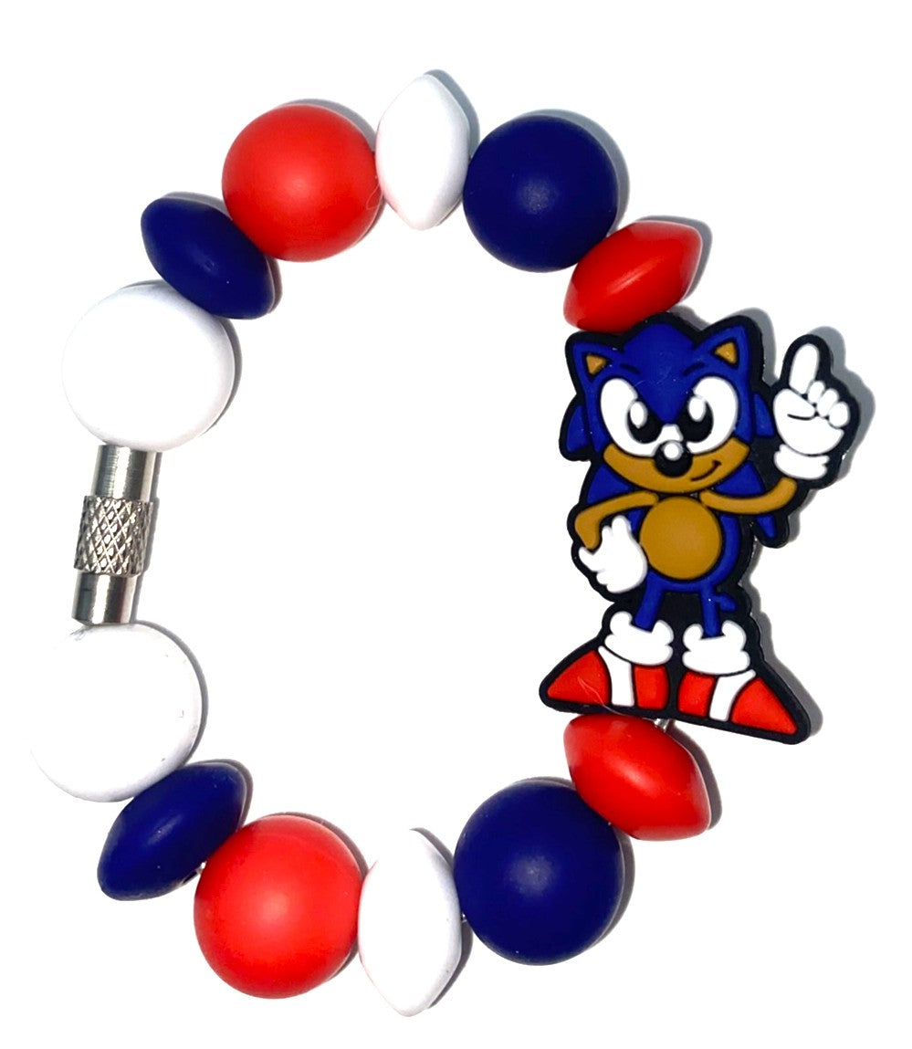 Fast Hedgehog Video Game Guy Stanley Tumbler Cup Handle Charm