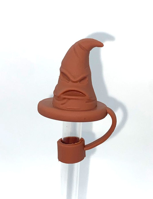 Sorting Hat Wizard School 3D Straw Topper