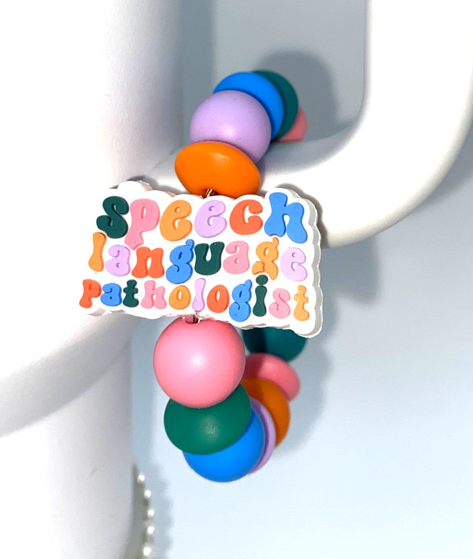 Speech Language Pathologist Stanley Tumbler Cup Handle Charm
