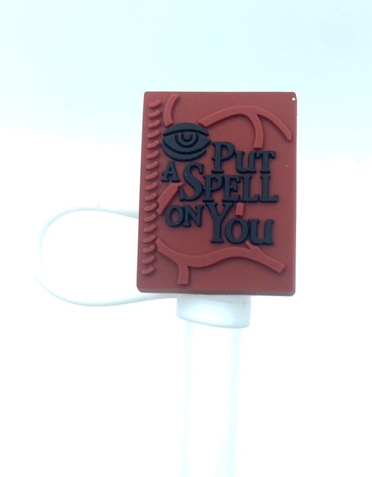 Spell Book Halloween Straw Topper
