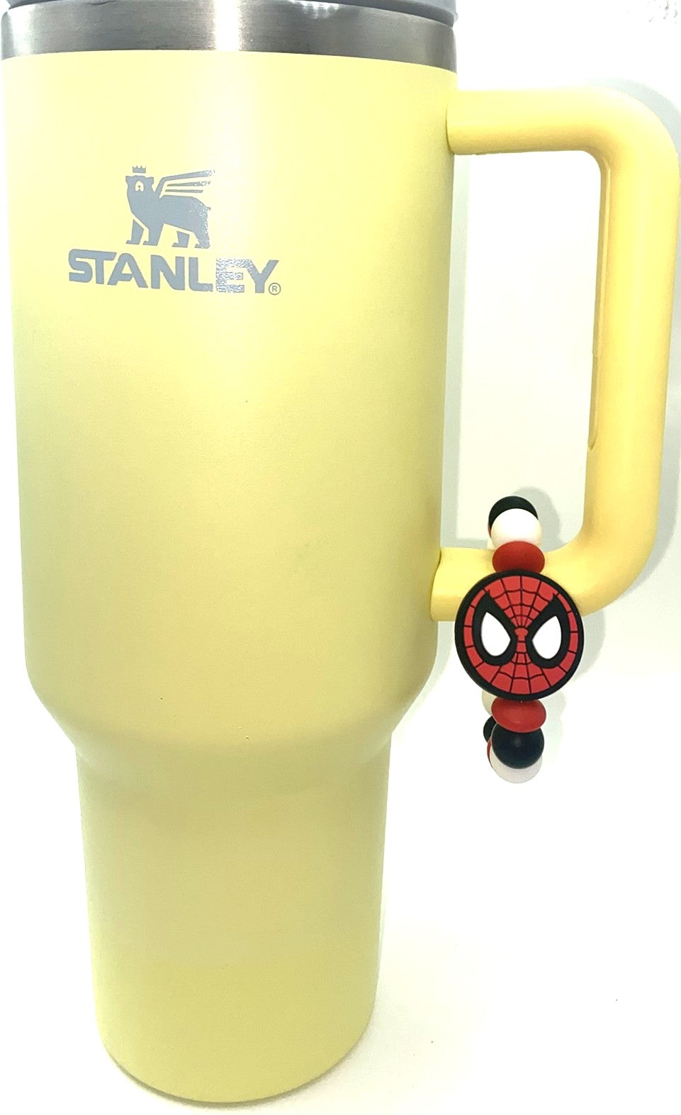 Spider Guy Mask Super Hero Stanley Tumbler Cup Handle Charm