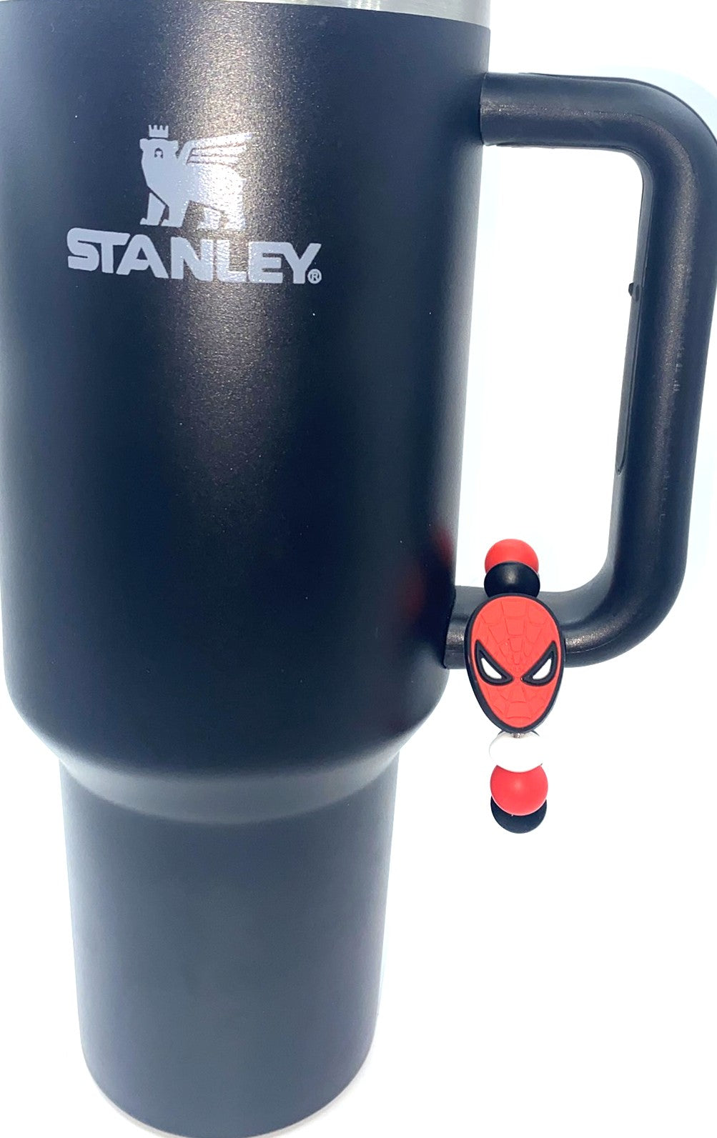 Spider Guy Oval Mask Super Hero Stanley Tumbler Cup Handle Charm
