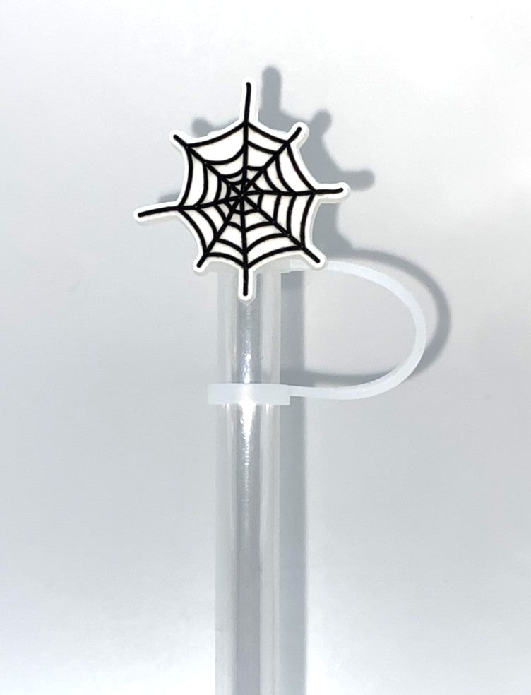 Spider Web Halloween Straw Topper