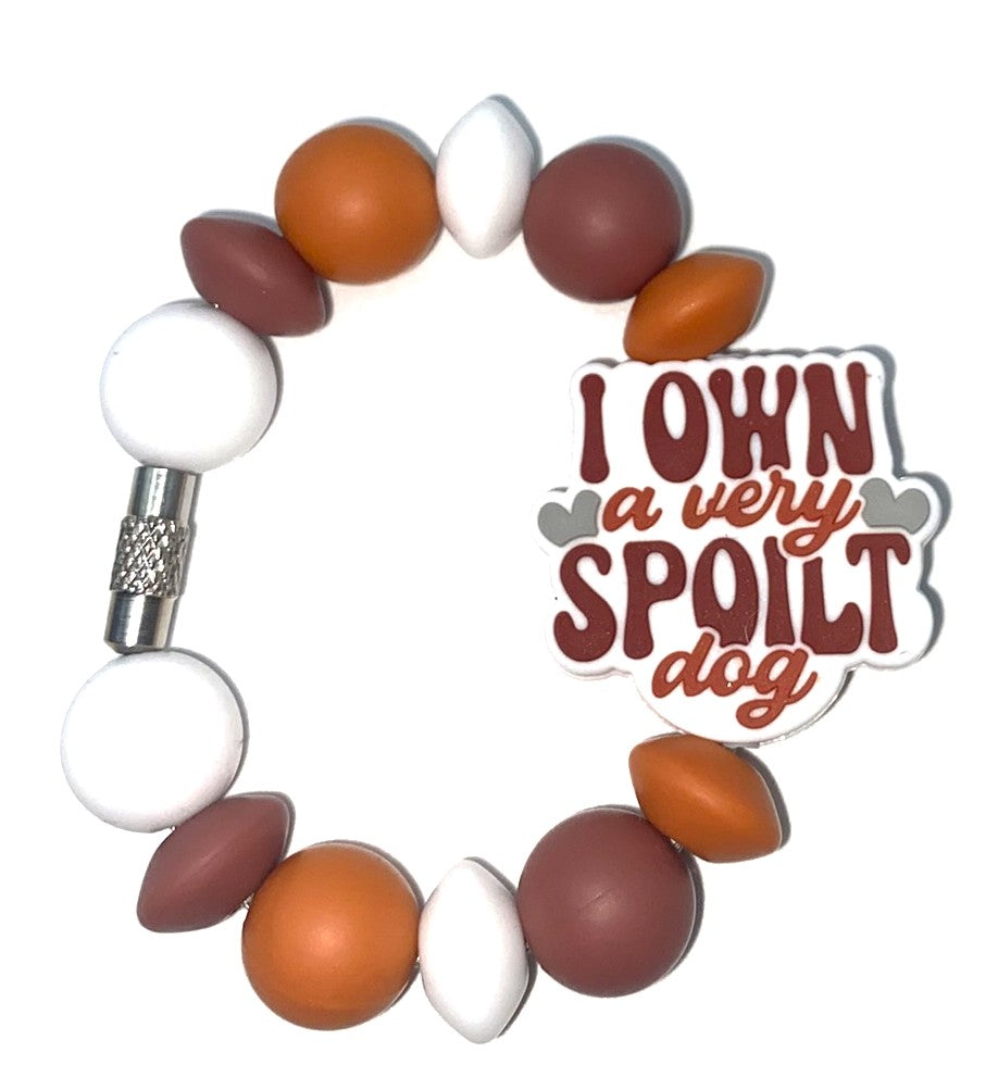 I Own A Very Spoilt Dog Stanley Tumbler Cup Handle Charm