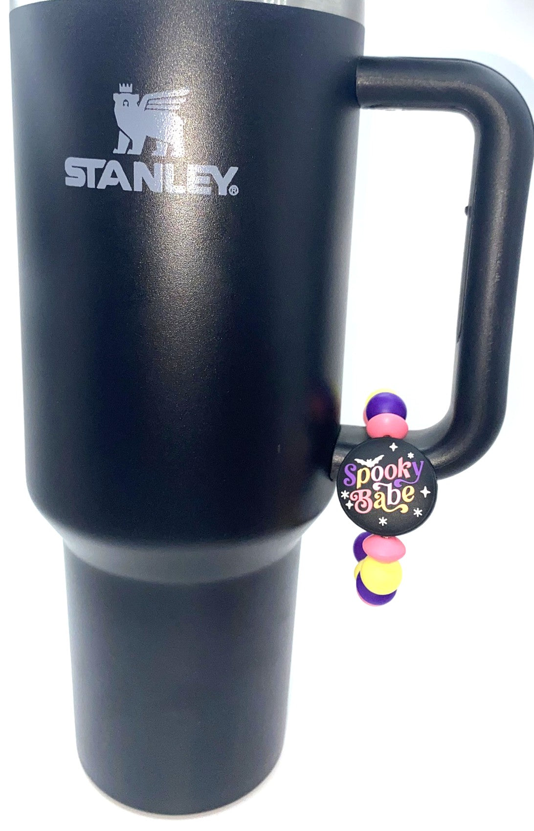 Spooky Babe Stanley Tumbler Cup Handle Charm