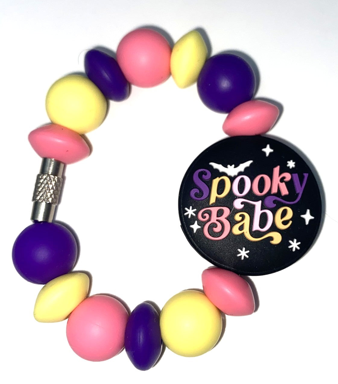 Spooky Babe Stanley Tumbler Cup Handle Charm