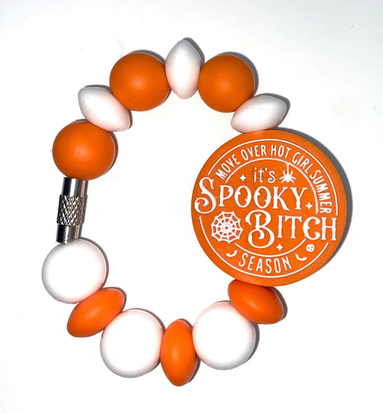 Move Over Hot Girl Summer It's Spooky Bitch Season funny Stanley Tumbler Cup Handle Charm