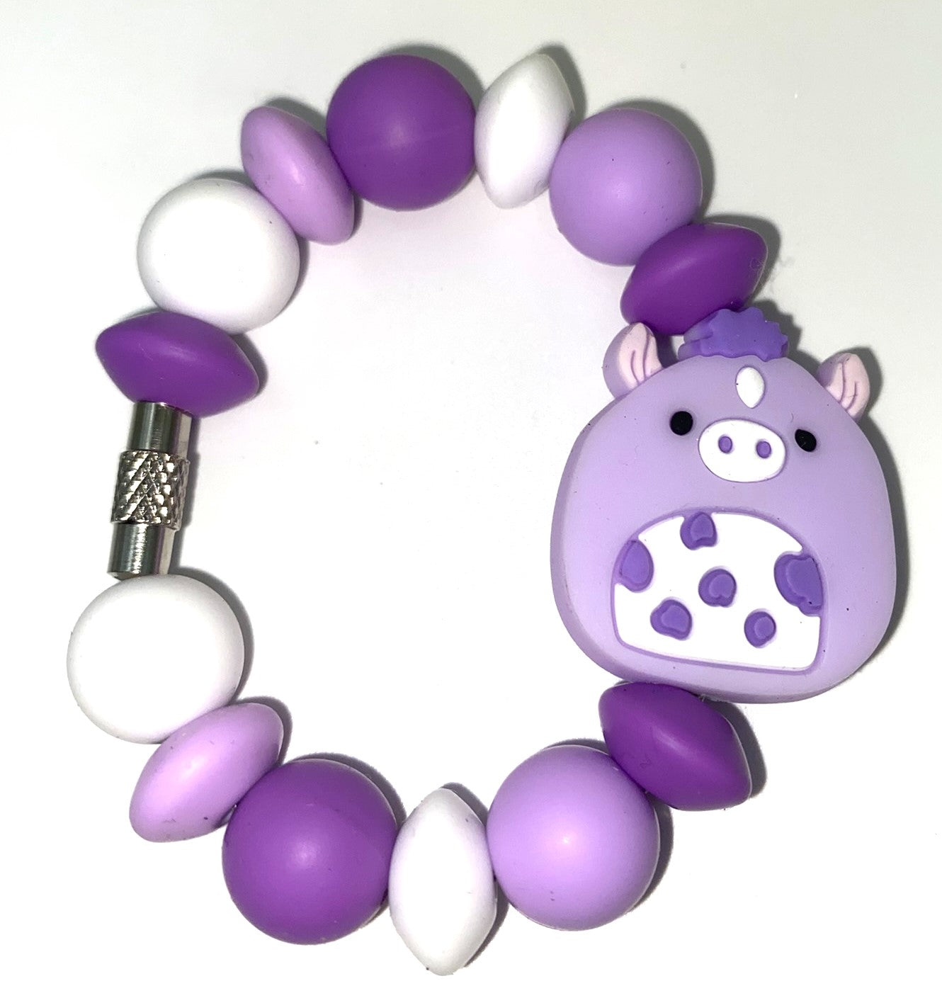 Squish Horse Purple Stanley Tumbler Cup Handle Charm