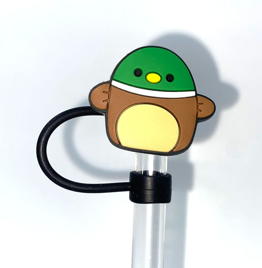 Squish Mallard Duck Straw Topper