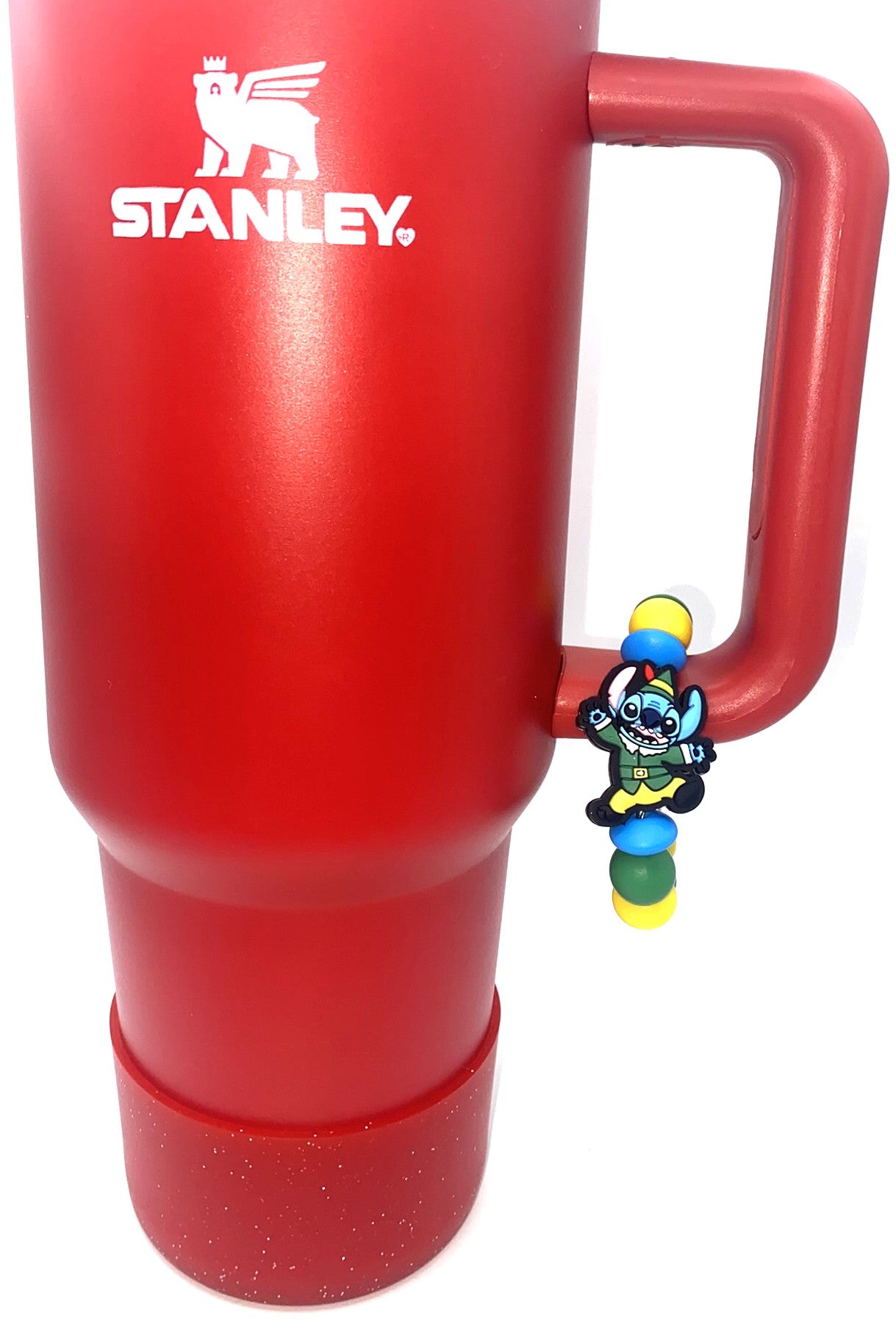 Blue Alien Elf Buddy Christmas Stanley Tumbler Cup Handle Charm