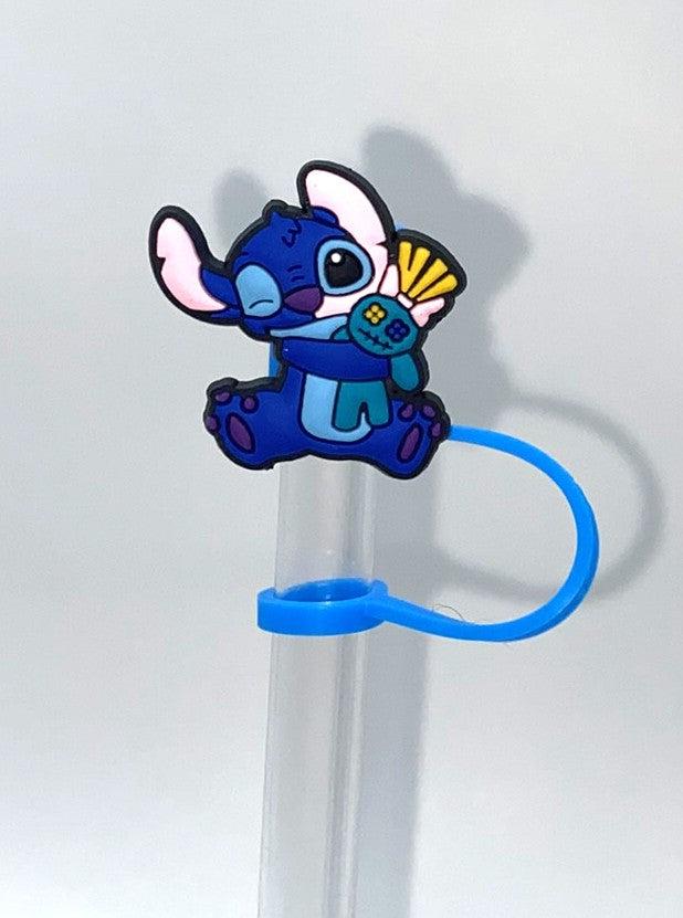 Blue Alien w/Scrump Doll Straw Topper