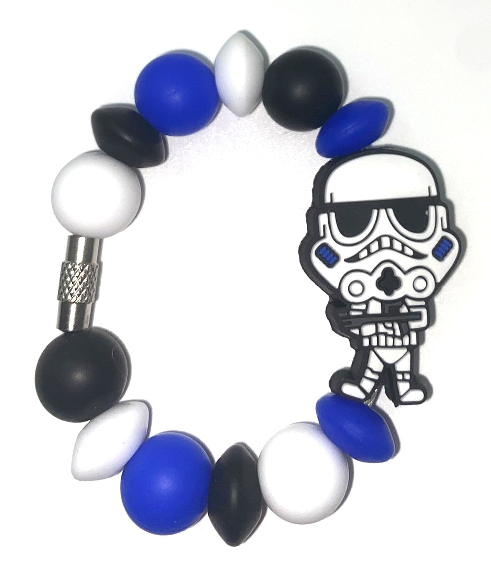 Imperial Trooper Villain Space Wars Stanley Tumbler Cup Handle Charm