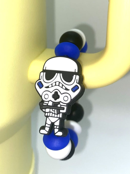 Imperial Trooper Villain Space Wars Stanley Tumbler Cup Handle Charm