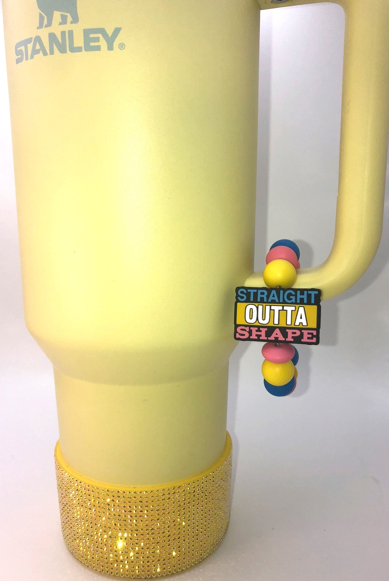 Straight Outta Shape Stanley Tumbler Cup Handle Charm