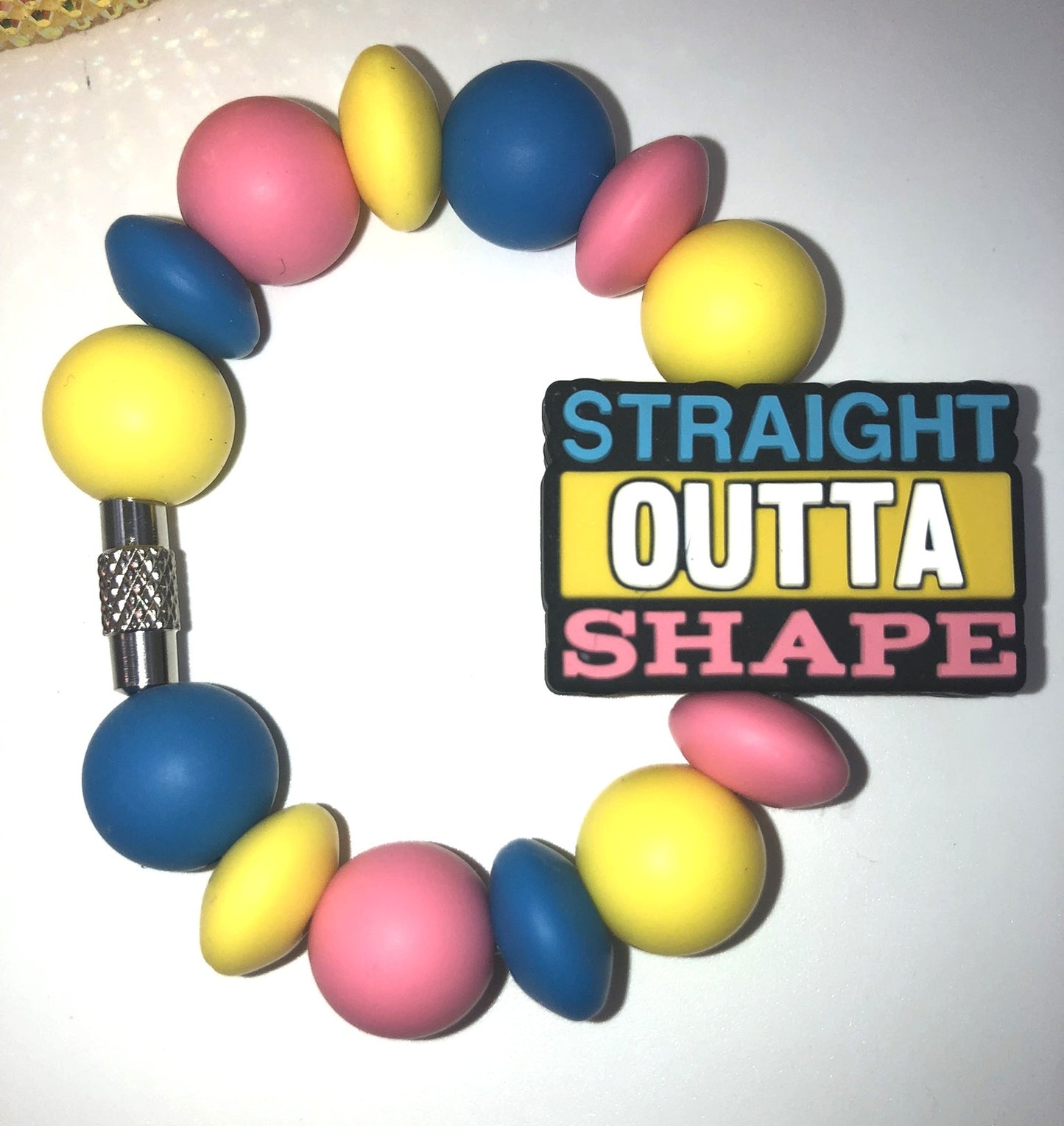 Straight Outta Shape Stanley Tumbler Cup Handle Charm