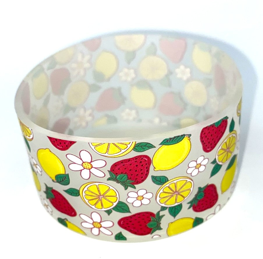 Strawberry Lemonade Translucent Tumbler Boot Sleeve #180