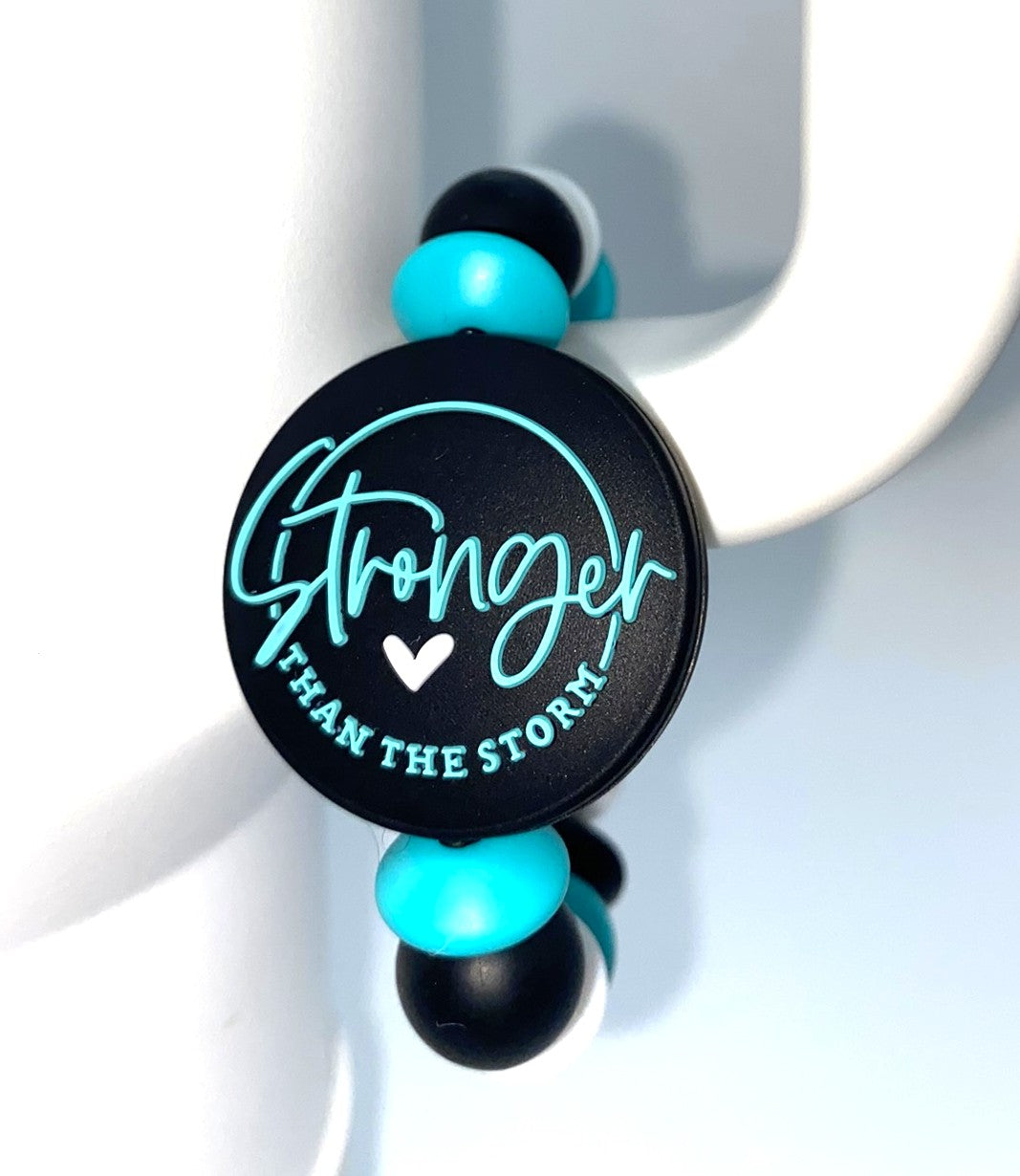 Stronger Than The Storm Stanley Tumbler Cup Handle Charm