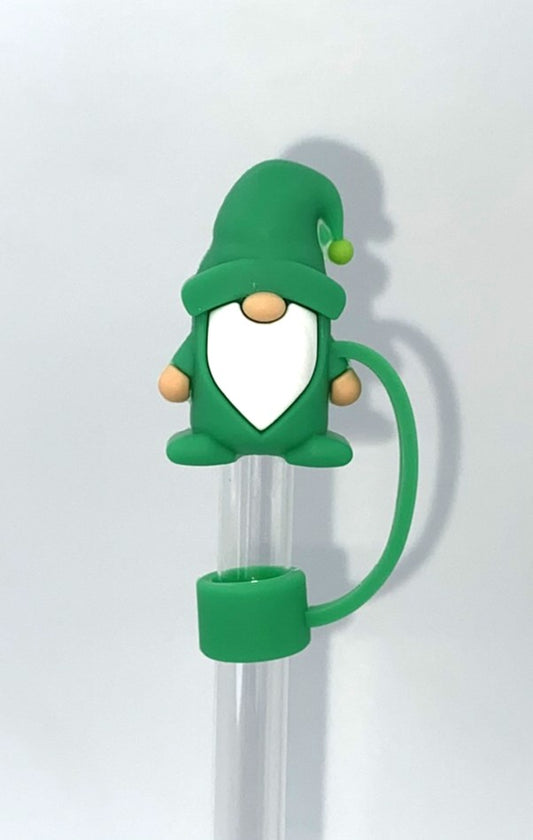 St Patrick's Day Gnome 3D Straw Topper