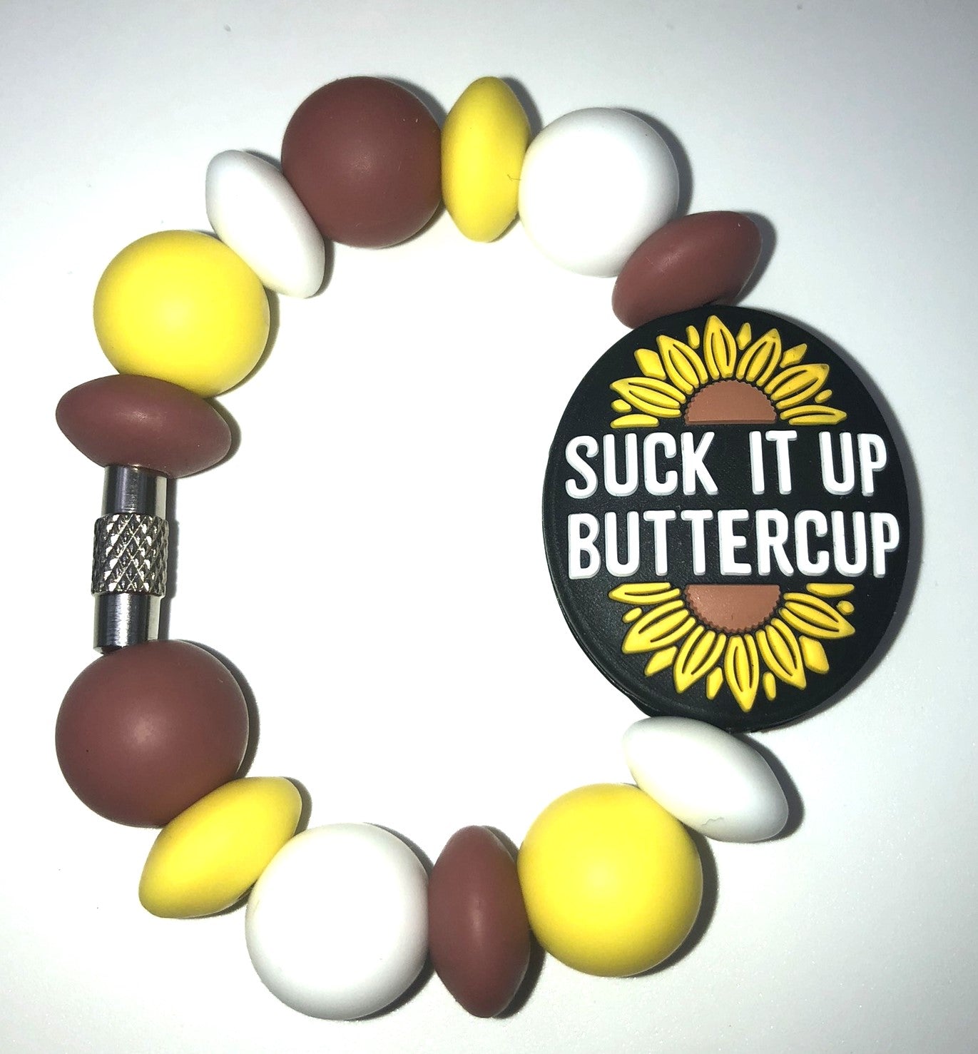 Suck It Up Buttercup Funny Stanley Tumbler Cup Handle Charm