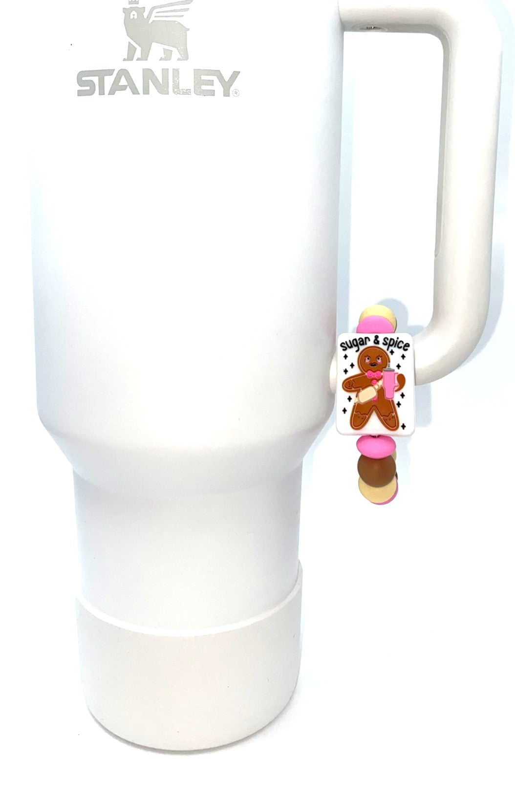 Sugar & Spice Bougie Gingerbread Man Christmas Stanley Tumbler Cup Handle Charm