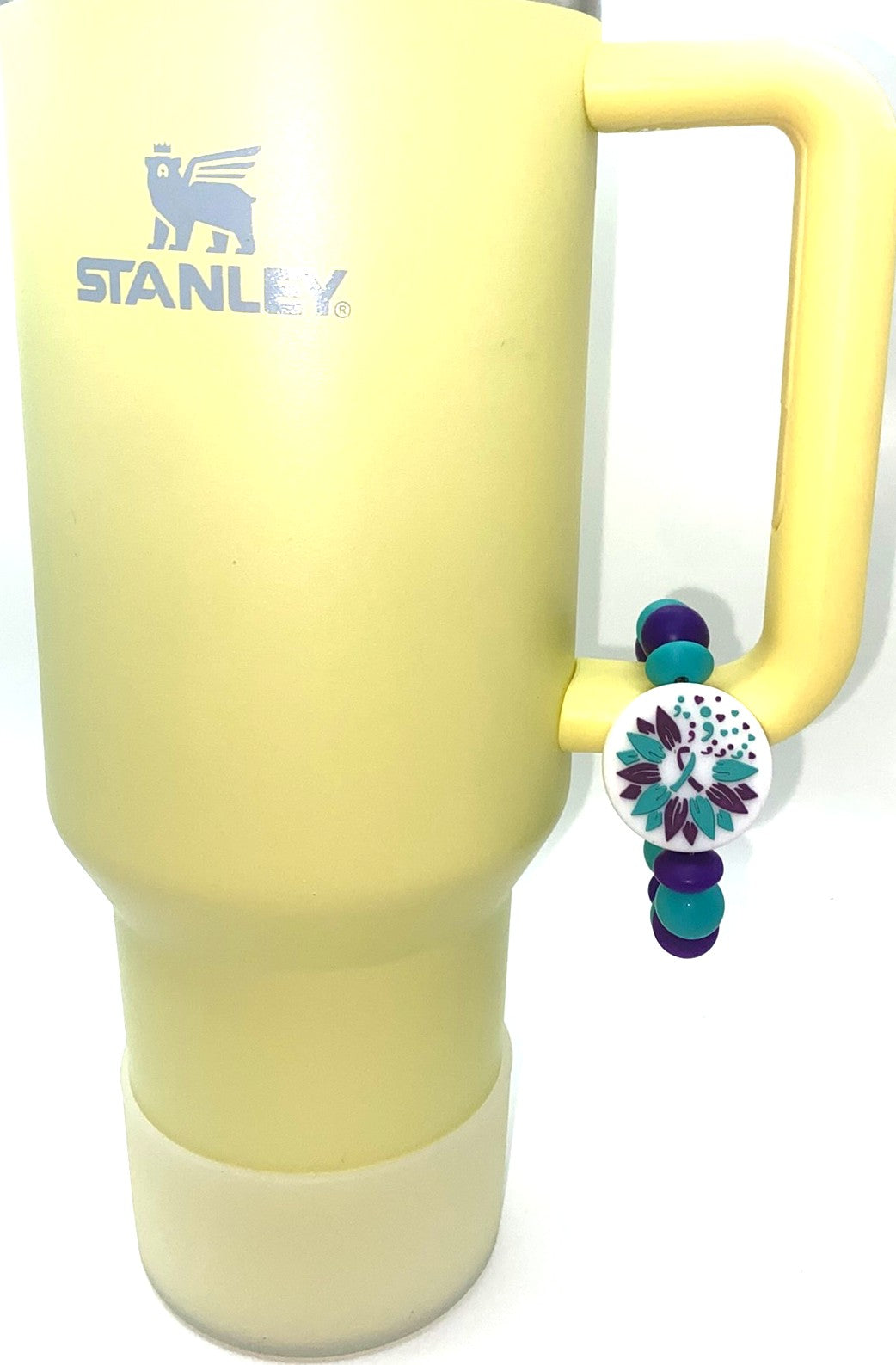 Suicide Awareness Ribbon Stanley Tumbler Cup Handle Charm