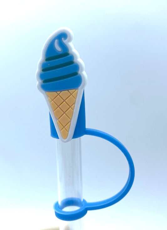 Ice Cream Cone Summer Straw Topper
