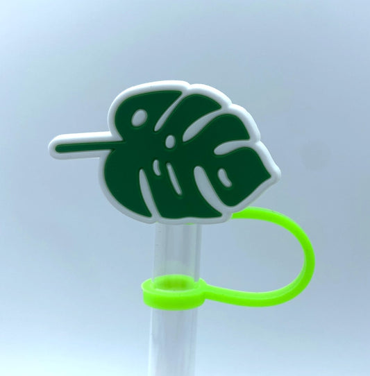 Monstera Leaf Straw Topper