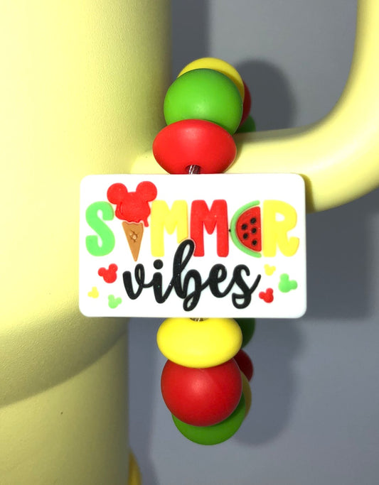 Summer Vibes Stanley Tumbler Cup Handle Charm