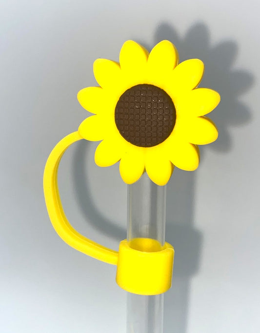 Sunflower 3D Straw Topper