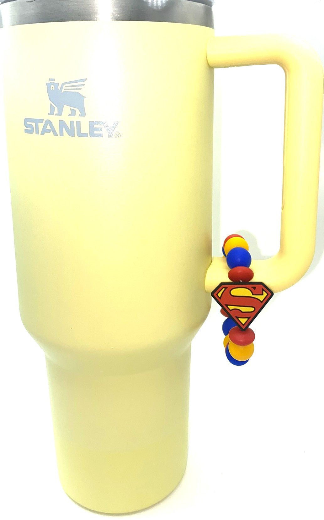 Super Guy Super Hero Symbol Logo Stanley Tumbler Cup Handle Charm