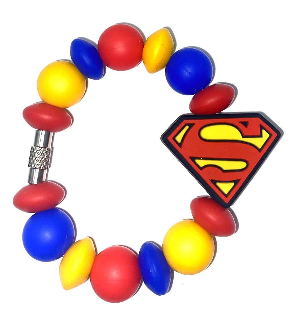 Super Guy Super Hero Symbol Logo Stanley Tumbler Cup Handle Charm