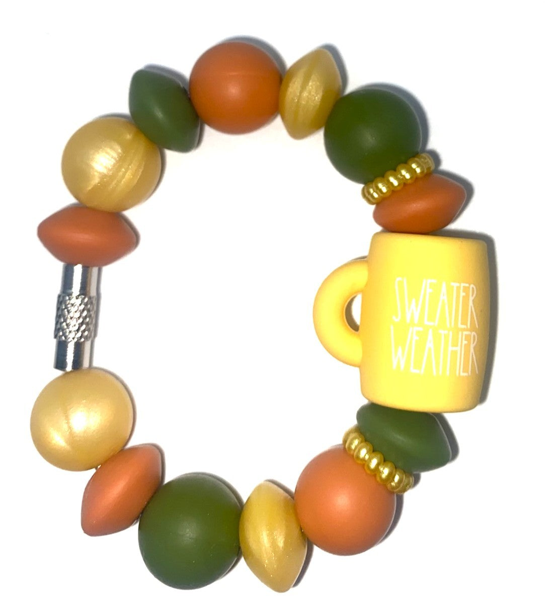 Sweater Weather Mug Stanley Tumbler Cup Handle Charm